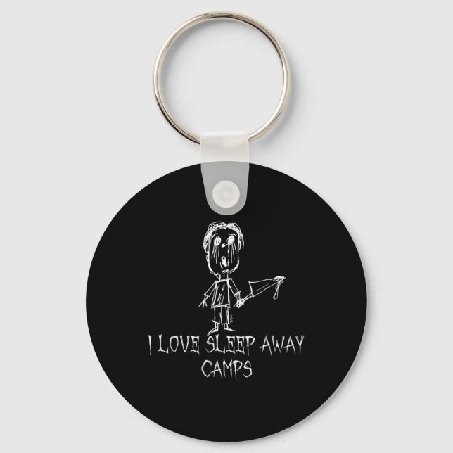 Porte-clés I Love Sleep Away Camps Halloween Costume Word Des (Recto)
