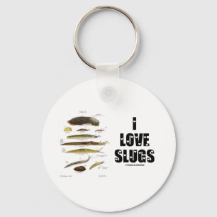 Porte-clés I Love Slugs (Naturaliste / Nature)