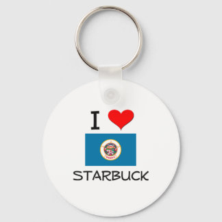 Porte-clés I Love Starbuck Minnesota
