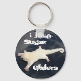 Porte-clés I Love Sugar Gliders =Outbackgliders.com,