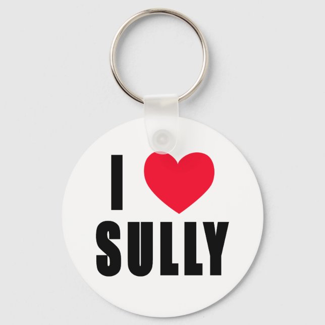Porte-clés I Love Sully I HEART Sully (Recto)