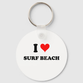 Porte-clés I Love Surf Beach Californie