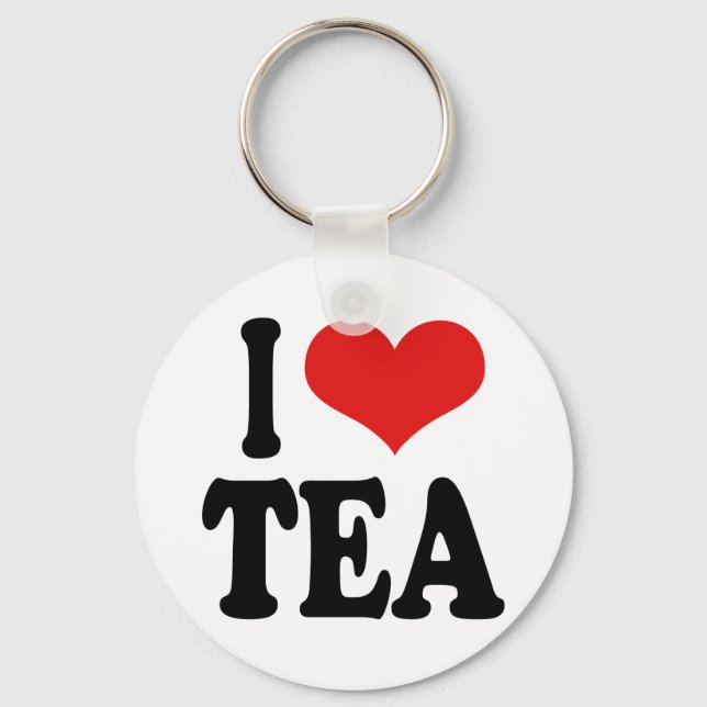 Porte-clés I Love Tea (Recto)