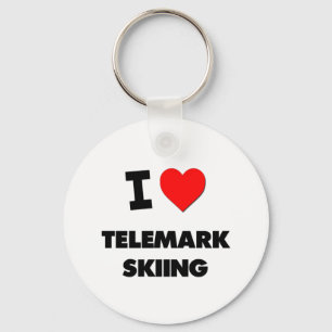 Porte-clés I Love Telemark Skiing