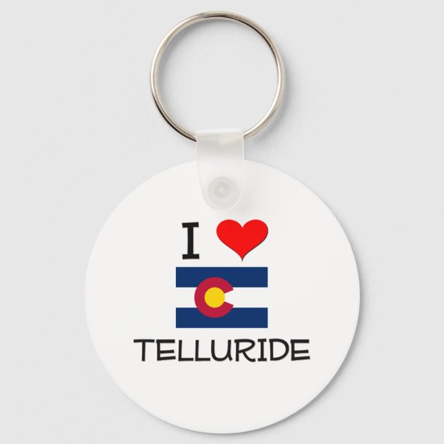 Porte-clés I Love TELLURIDE Colorado (Recto)