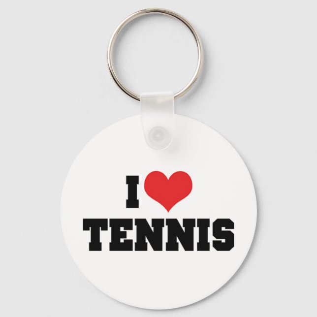Porte-clés I Love Tennis Keychain (Recto)