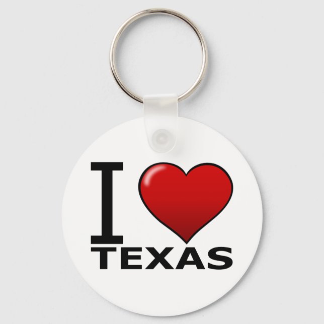 PORTE-CLÉS I LOVE TEXAS (Recto)