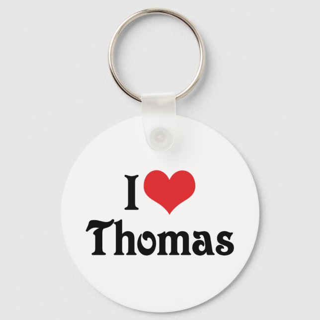 Porte-clés I Love Thomas (Recto)