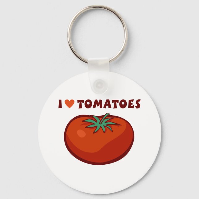 Porte-clés I Love Tomatoes (Recto)