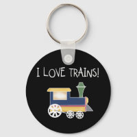 I Love Trains Tshirts et cadeaux