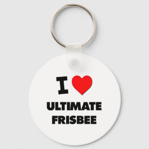 Porte-clés I Love Ultimate Frisbee