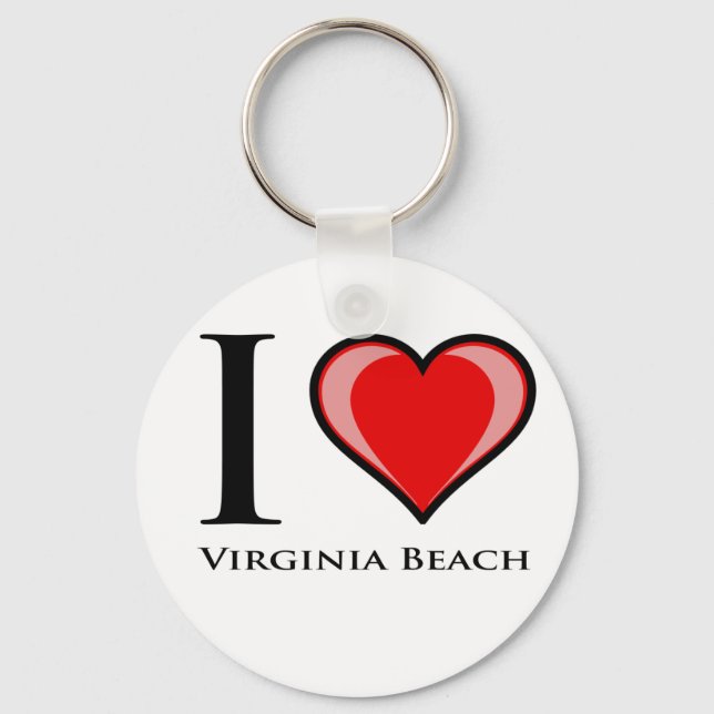 Porte-clés I Love Virginia Beach (Recto)