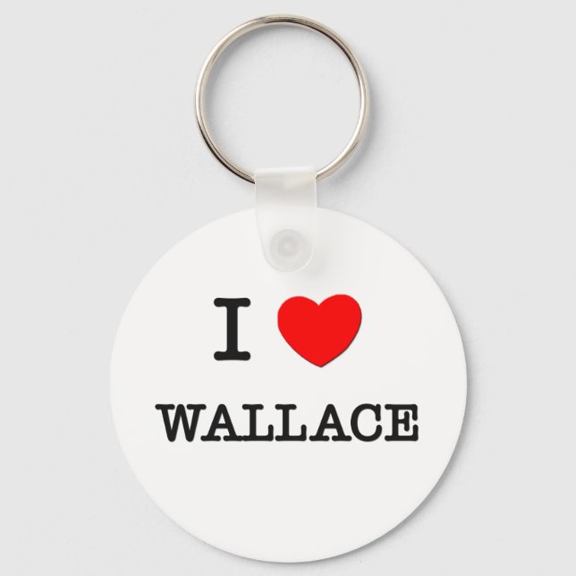 Porte-clés I Love Wallace (Recto)