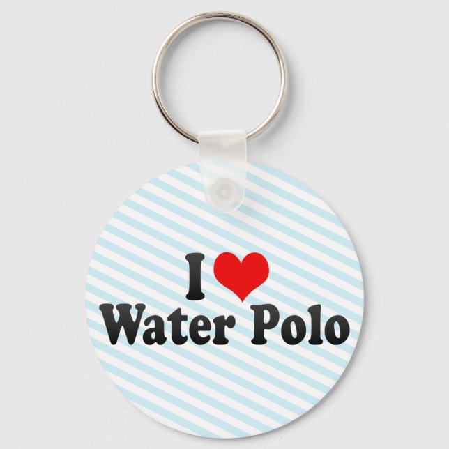 Porte-clés I Love Water Polo (Recto)