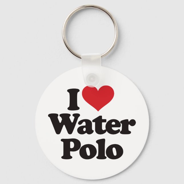Porte-clés I Love Water Polo (Recto)
