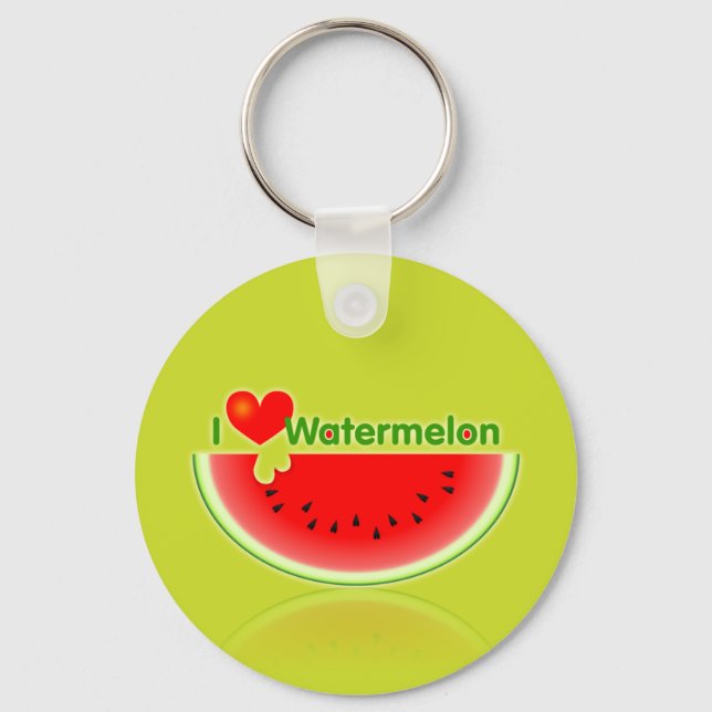 Porte-clés I Love Watermelon Porte - clé (Recto)