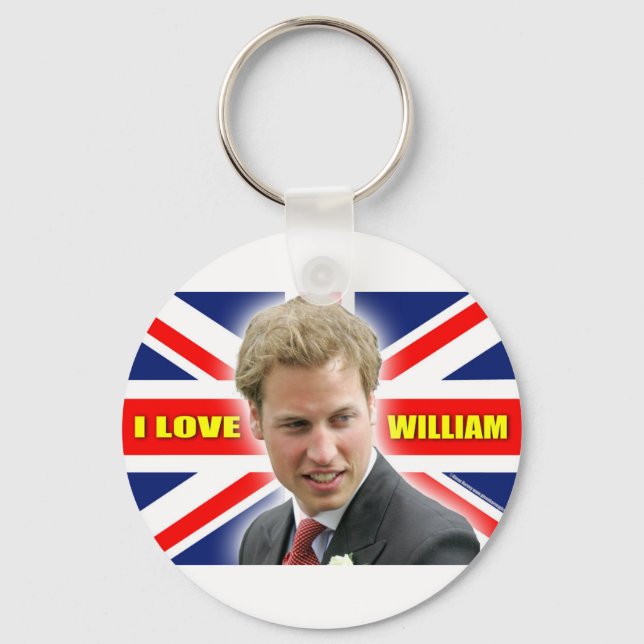 Porte-clés I Love William (Recto)