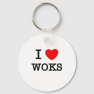 Porte-clés I Love Woks