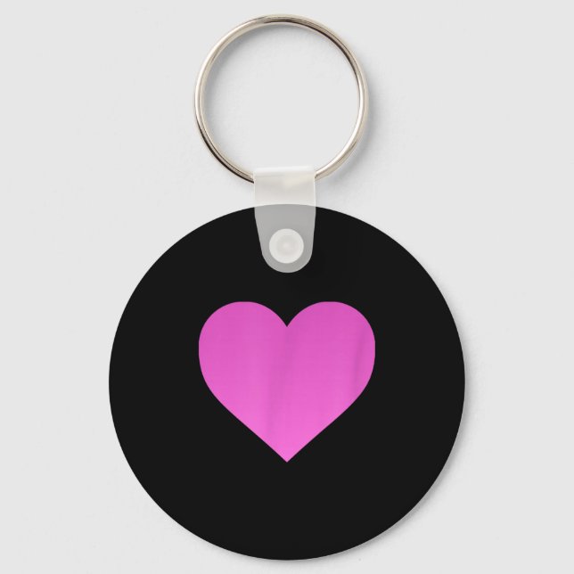 Porte-clés I Love You Nk Purple Heart Valentine's Day Emotico (Recto)
