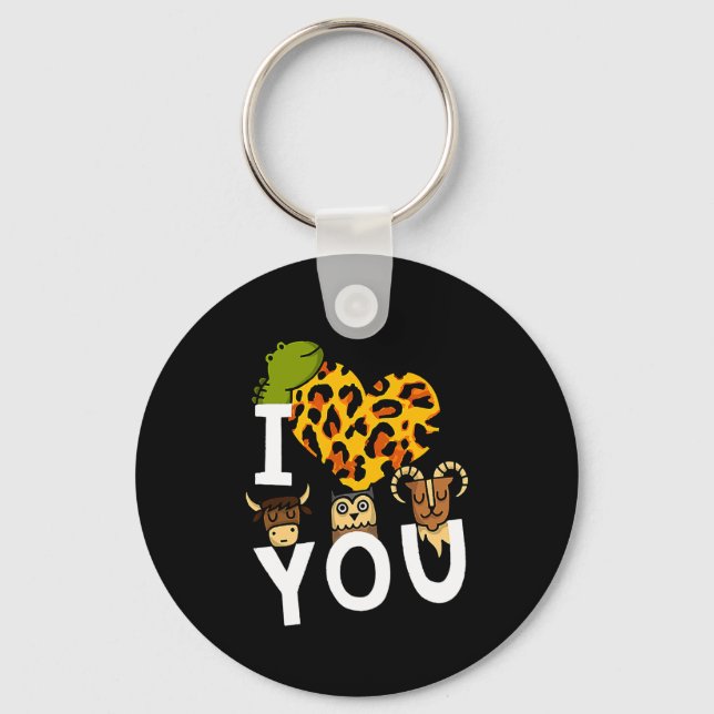 Porte-clés I Love You Valentines Day Romance For  (Recto)