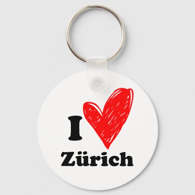 Porte-clés I Love Zürich (Recto)