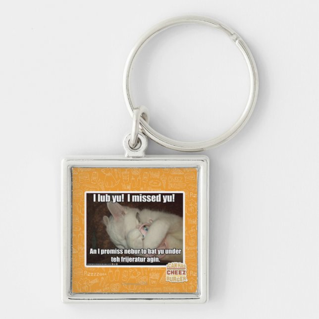 Porte-clés I lub Yu ! J'ai manqué Yu ! (Devant)