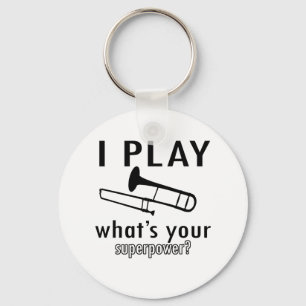 Porte-clés I play the trombone