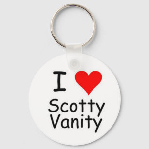 Porte-clés I porte - clé de vanité de Scotty de coeur