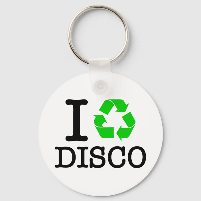 Porte-clés I Recycle Disco (Recto)