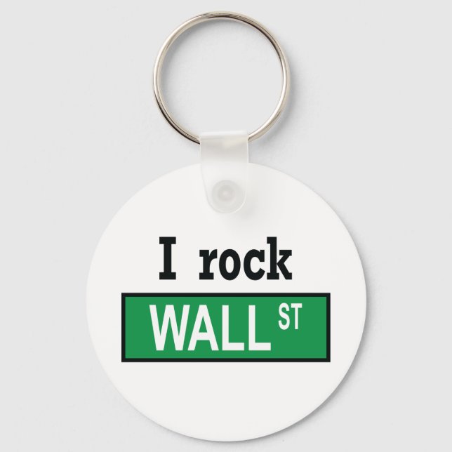 Porte-clés I rock Wall Street - Keychain (Recto)