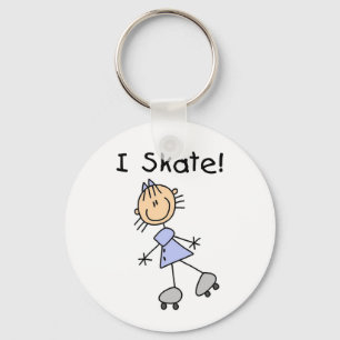 Porte-clés I Skate Girl Roller Skater