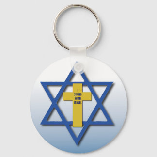 Porte-clés I Stand With Israel Christian and Jewish