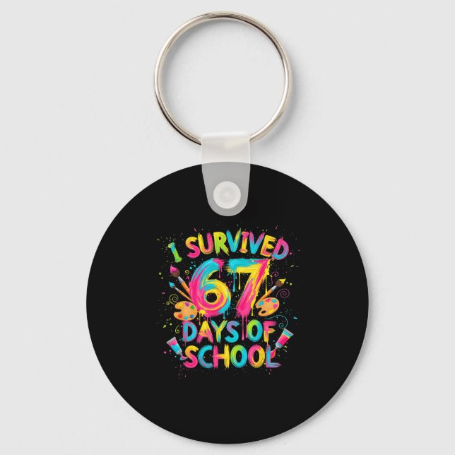 Porte-clés I Survived 67 Days Of School Art School Teachers G (Recto)