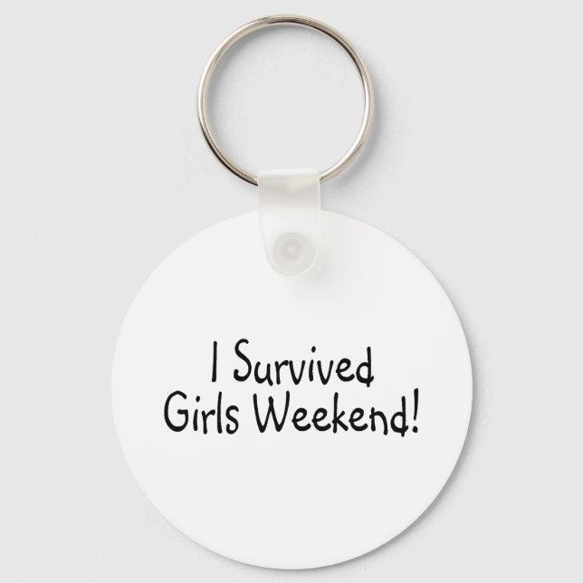 Porte-clés I Survived Girls Weekend (Recto)