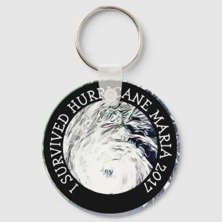 Porte-clés I Survived Hurricane Maria 2017 Porte - clé