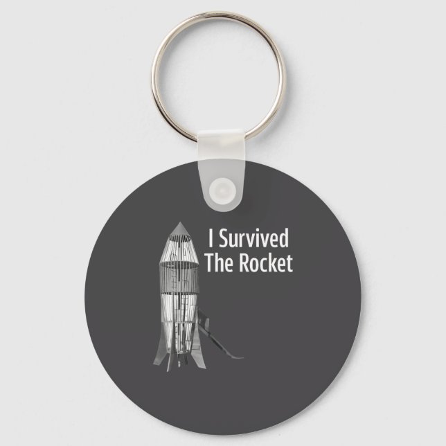 Porte-clés I Survived The Rocket Funny Apparel  (Recto)