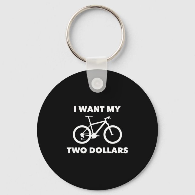 Porte-clés I Want My Two Dollars 2$ Movie Quote Retro 80s Vin (Recto)