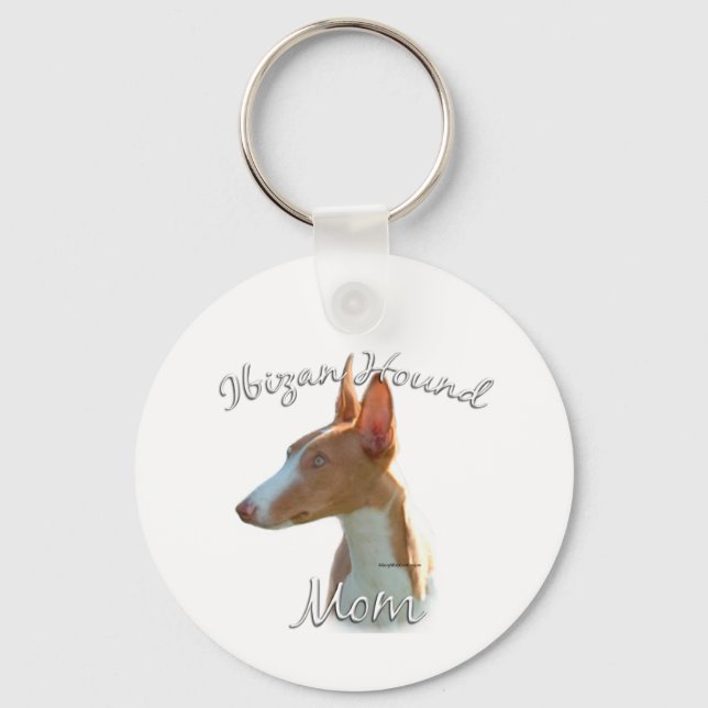Porte-clés Ibizan Hound Maman 2 (Recto)