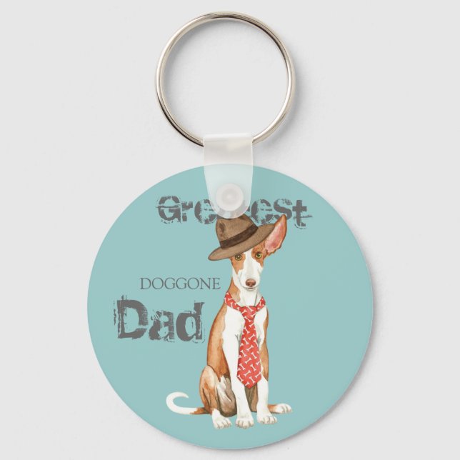 Porte-clés Ibizan Hound Papa (Recto)