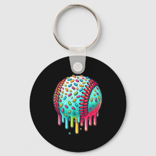 Porte-clés Ice Cream Drip Baseball Stuff Baseball Driff Pour