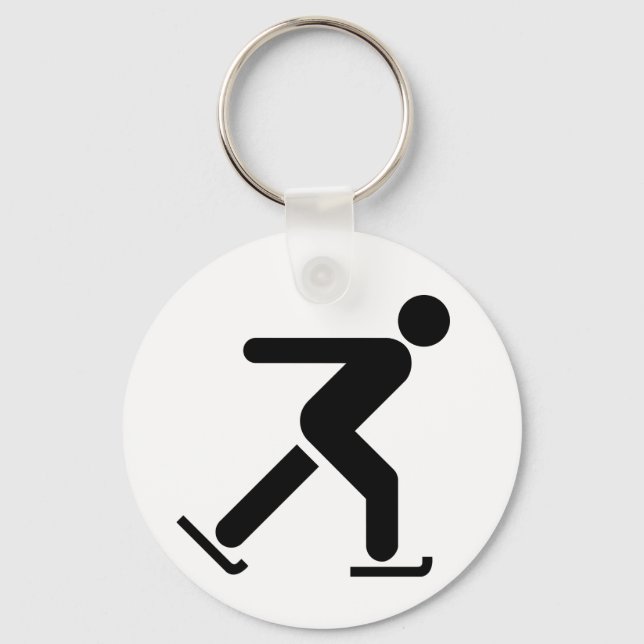 Porte-clés Ice Skating Symbol Keychain (Recto)