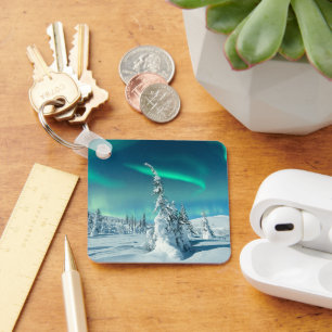 Porte-clés Ice & Snow Northern Lights, Lapland, Finland