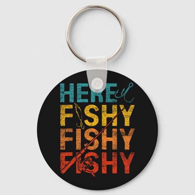 Porte-clés Ici Poisson Poisson Poisson  (Recto)