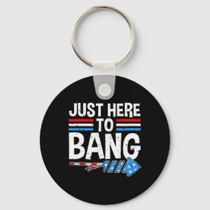 Porte-clés Ici Pour Bang Chemise Feu Fête Fête 4 De Ju