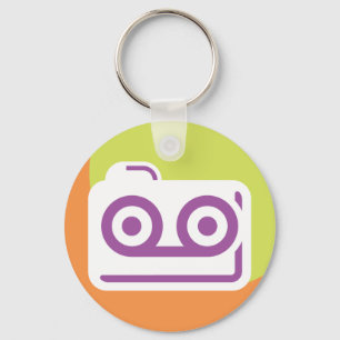 Porte-clés Icône de cassette audio