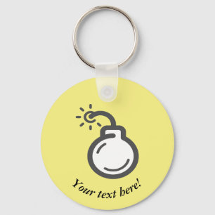Porte-clés Icône de la bombe