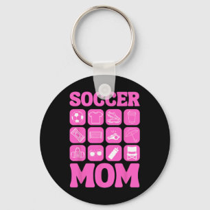 Porte-clés Icônes de mère de football Essentiel de football 