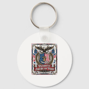 Porte-clés Icônes et symboles de liberté du bouclier de liber