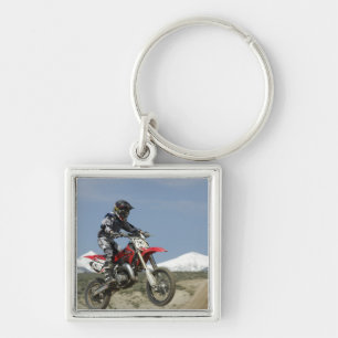 Porte-clés Idaho, course de motocross, course de moto