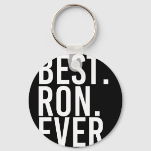 Porte-clés Idée cadeau de père d'hommes drôles de Ron jamais